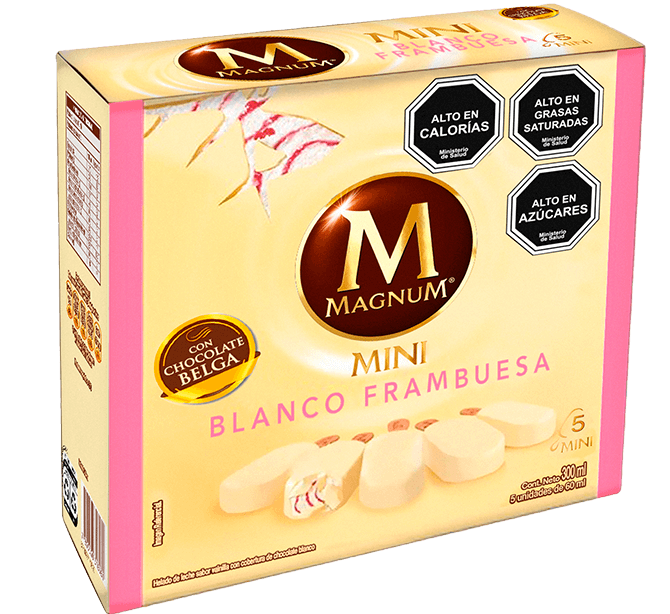 MAGNUM MINI BLANCO FRAMBUESA